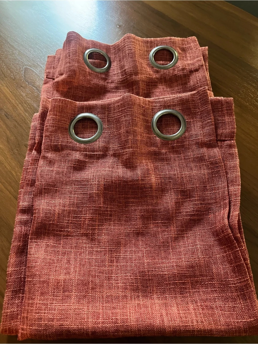Better Homes And Gardens Clay Brick Textured Grommet Curtain Panel Set of 2